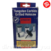 Artu USA 6 Piece Tungsten Carbide Gritted Hole Saw Kit - £31.00 GBP