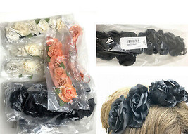 Wholesale Lot of 10 Nordstrom Cloth Floral Elastic Headwraps Headband Or... - $24.20