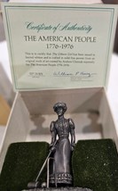 Franklin Mint 1975 - The American People &quot;The Gibson Girl&quot; Fine Pewter F... - $16.00
