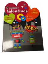 Robot 32-pack) Valentines Cards with stickers. NEW!! - £4.20 GBP