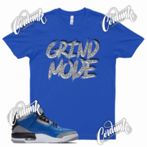 Blue GRIND MODE Sneaker T Shirt to match J1 3 Blue Cement True Sport  - £20.49 GBP+