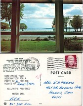 New York Chautauqua Kellogg&#39;s Pan-Tree Motor Inn View VTG Postcard - £7.39 GBP