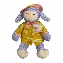Sugar Loaf Sproutlings Plush Purple Lamb Wearing Raincoat Stuffed Animal Toy - $24.03