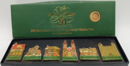 Dept 56 Dickens&#39; Village Series 20th Anniversary History Pins Enamel - £15.45 GBP