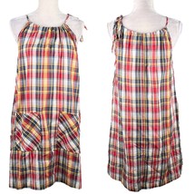 Vintage Sears Fashions Dress Sundress Plaid One Size - £37.38 GBP