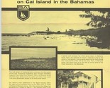 Bahama Acres Real Estate Investment Brochures 1950&#39;s Cat Island The Bahamas - $57.42