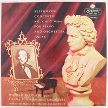 Piano Concerto No. 4 In G Major - Beethoven/Backhaus 1958 Mono LP Record... - $33.32