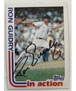 Ron Guidry Autographed Signed 1982 Topps In Action Baseball Card - New Y... - €13,02 EUR