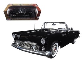 1956 Ford Thunderbird Black &quot;Timeless Classics&quot; 1/18 Diecast Model Car by Motor - £52.98 GBP