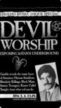 Geraldo Rivera&#39;s Devil Worship: Exposing Satan&#39;s Underground&#39; Dvd - £18.51 GBP