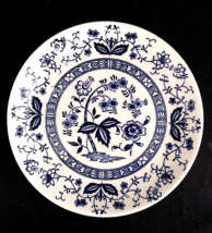 Blue Onion 6&quot; Decorative Salad Plate Japan Rare OBO - £9.28 GBP