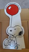 VTG Snoopy Peanuts cardboard stand up promo advertising Harper books RAR... - £63.86 GBP