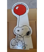 VTG Snoopy Peanuts cardboard stand up promo advertising Harper books RAR... - £63.19 GBP