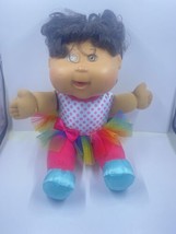 2015 OAA Cabbage Patch Kid Doll with Rainbow Tutu Skirt  Med Skin Tone - £6.96 GBP