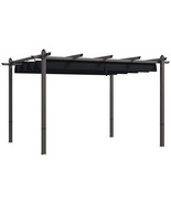 Outsunny 10x12&#39; Retractable Pergola: Shade Your Patio - $10,954.34 MXN