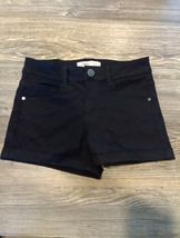 Tinsel Denim Couture Cuffed Shorts Women Sz 25 Black. NWOT.A2 - $11.88