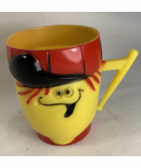 1968 Lefty Lemon Pillsbury FUNNY FACE Drink Plastic Mug Cup Promo - $326.78 MXN