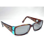 BCBGMAXAZRIA Tortoise Brown Blue Sunglasses - Fleur 56-16-130 - $30.46 CAD