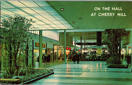 On the  Mall at Cherry Hill Shopping Center  New Jersey Vtg Postcard - £3.89 GBP