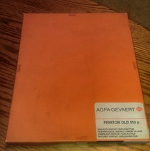 Vintage Agfa Gevaert Printon DLD 510P Polyester base Safety Film 10x12 S... - $34.99