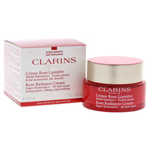 Clarins Super Restorative Rose Radiance Cream All Skin Types 1.7oz / 50ml - £55.34 GBP