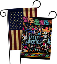 Colorful Dia de Muertos - Impressions Decorative USA Vintage - Applique ... - £24.21 GBP