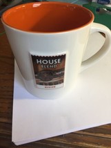 Starbucks 2006 House Blend Latin America Raised Stamp Coffee Cup Mug 16oz Orange - £14.32 GBP