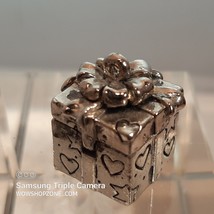 Vintage Rare Brighton Present Gift Prayer Box Treasure Charm Silver Hearts Stars - £39.77 GBP