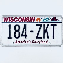  United States Wisconsin Dairyland Passenger License Plate 184-ZKT - £13.28 GBP