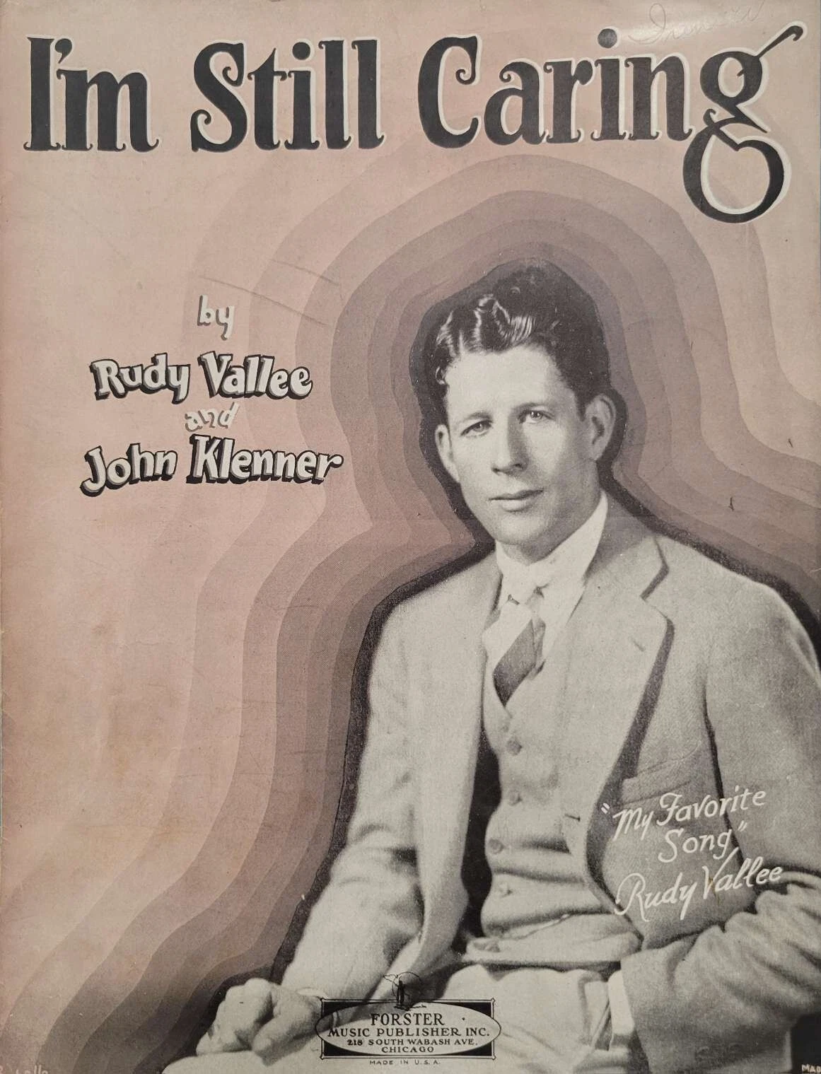 I&#39;m Still Caring (sheet music) - $6.00