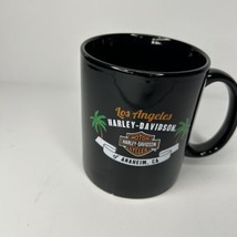 Black Harley Davidson Motorcycle of Anaheim Coffee Mug Cup  W/ Wings Logo 16 oz - £9.82 GBP