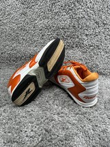 Men&#39;s Rebook Size 15 Orange White Casual Running Shoes Lace Up - $55.97