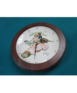 ROCKWELL CLOCK FLOWERS IN TENDER BLOOM FROM THE FOUR SEASONS COLLECTION ... - $105.92