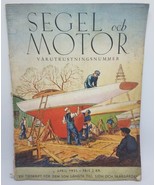 April 1935 Swedish Boating Magazine - SEGEL OCH MOTOR - &quot;Sail and Engine... - $807.72 MXN