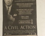 A Civil Action Movie Print Ad John Travolta Robert Duvall James Gandolfi... - $5.93