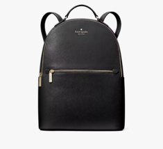 New Kate Spade Perry Leather Large Backpack Black - £97.11 GBP