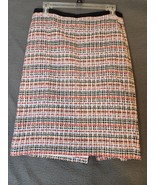 Talbots Tweed Pencil Skirt Multicolored Academia Contemporary Size 8P Lined - $27.47 CAD