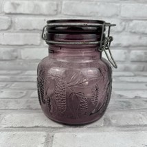 Crownford Giftware 1983 Amethyst Jar Made In Italy - $16.79