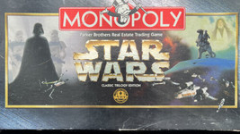 Monopoly Star Wars Classic Trilogy Edition Board Game 1997 COMPLETE - £16.38 GBP