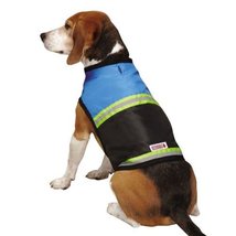 MPP Reflective Dog Safety Vests Blue &amp; Black Rugged Outdoor Protection Choose Si - £13.37 GBP+