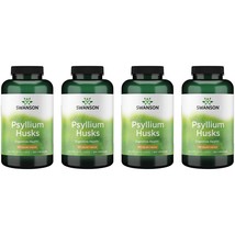 Psyllium Husks 610 Mg 100 Caps 4 Pack - $30.68