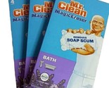 12 Pads Mr. Clean Magic Eraser for Bath w/Febreze Lavender Scent - £23.56 GBP