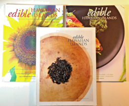 Lot of 3 Edible Hawaiian Islands Magazines#28,38  51 2014-20 Wine Food Backstage - £15.81 GBP