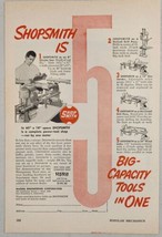 1949 Print Ad Shopsmith Power-Tool Shop 5 Tools in One Magna San Francisco,CA - £12.25 GBP