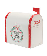 Holly Jolly Metal Mailbox - $1,342.94 MXN