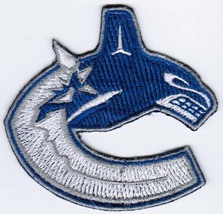 NHL National Hockey League Vancouver Canucks Canada Badge Iron On Embroi... - £7.98 GBP