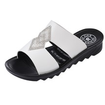 women sandals fashion summer new PU Leather women slippers Ladies Casual Beach W - £21.49 GBP