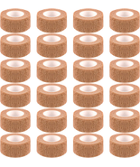24 Pack Self Adherent Cohesive Wrap Bandages 1 Inches X 5 Yards,First Ai... - $12.41