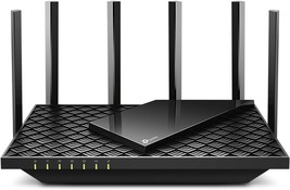 High-Speed Ax Router For Streaming, Long Range Coverage, Dual Band Gigabit - £150.27 GBP