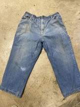 Vintage Haband’s Ice House Flannel Lined Mens 38xS Jeans Elastic Waist - $21.78